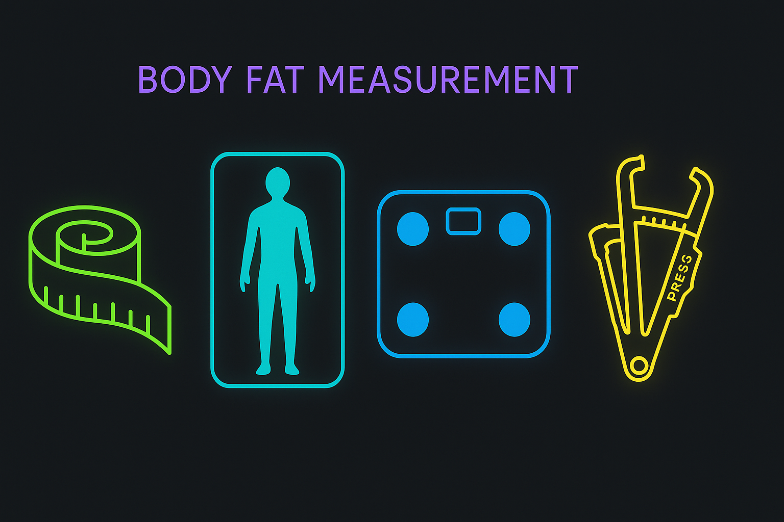 Different body fat measurement methods